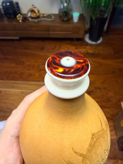 Natural Calabash HULU Auspicious & Exquisite Craft Traditional Chinese Handicraft A Meaningful Gift of Blessing and Good Fortune